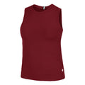 ACE Rib Pocket Tank-Top Damen - dunkelrot,