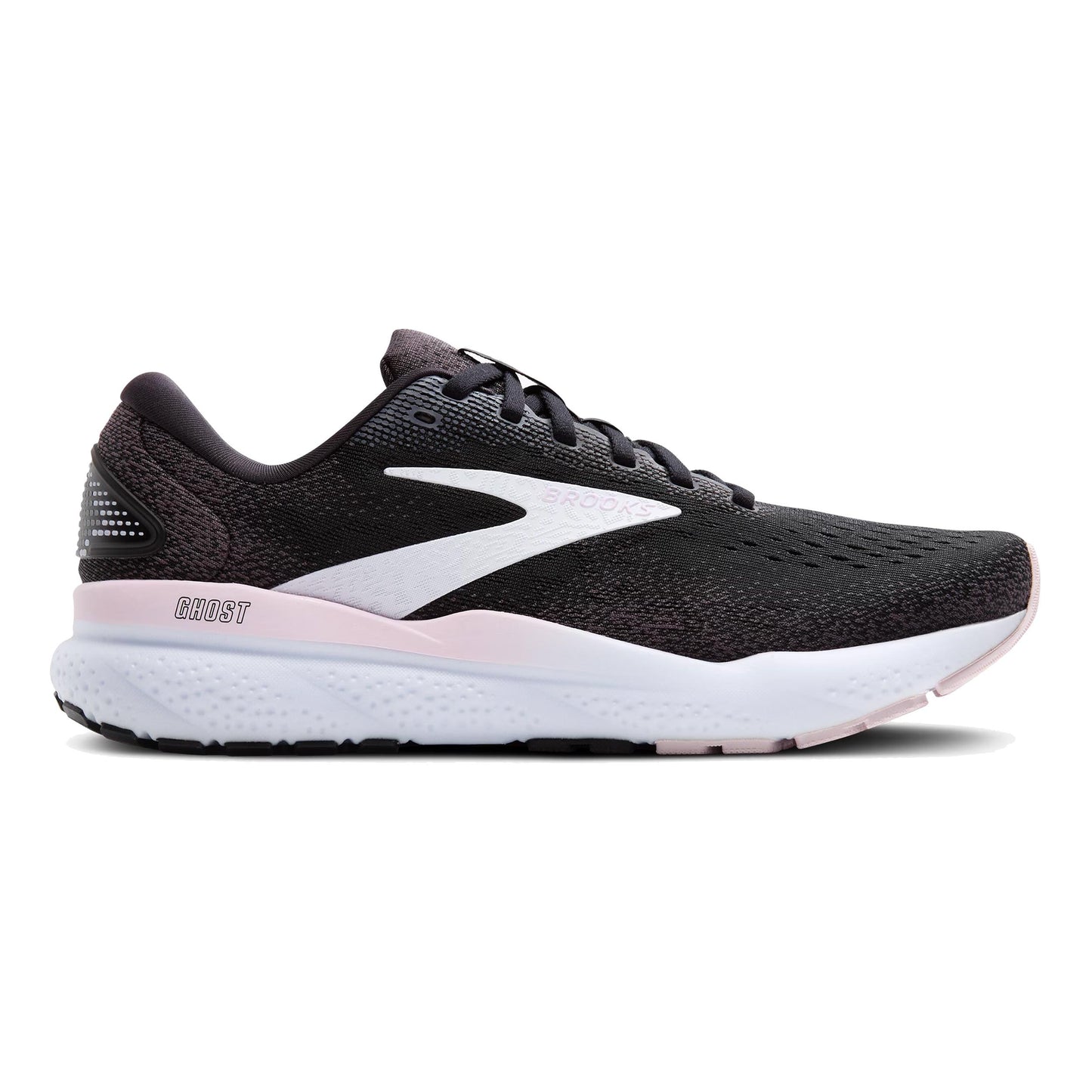 Brooks Ghost 16 Neutralschuh Damen-Schwarz,Rosa