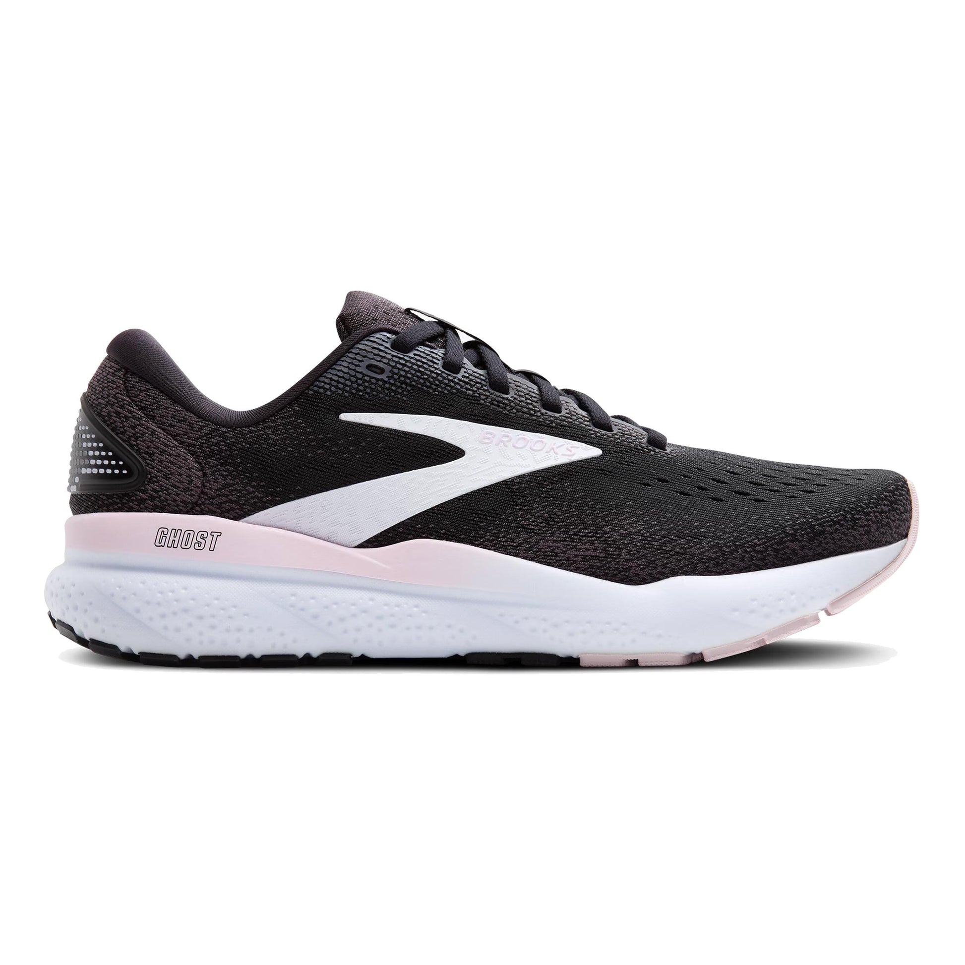 Brooks Ghost 16 Neutralschuh Damen-Schwarz,Rosa
