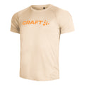 Core Essence Logo Laufshirt Herren - creme,