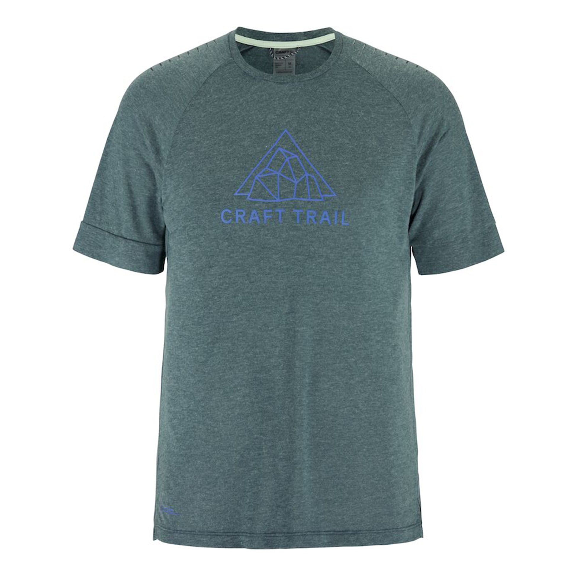 Craft Pro Trail Wool Laufshirt Herren-Blaugrau