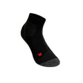 TE2 Short Tennissocken Damen-Schwarz,Dunkelgrau