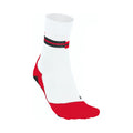 RU5 Race Laufsocken Herren - weiß, rot