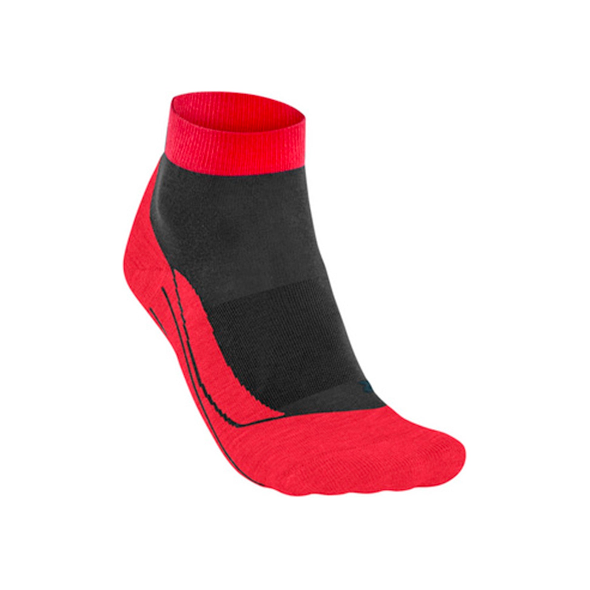 Falke RU4 Endurance Short Laufsocken Herren-Rot,Schwarz