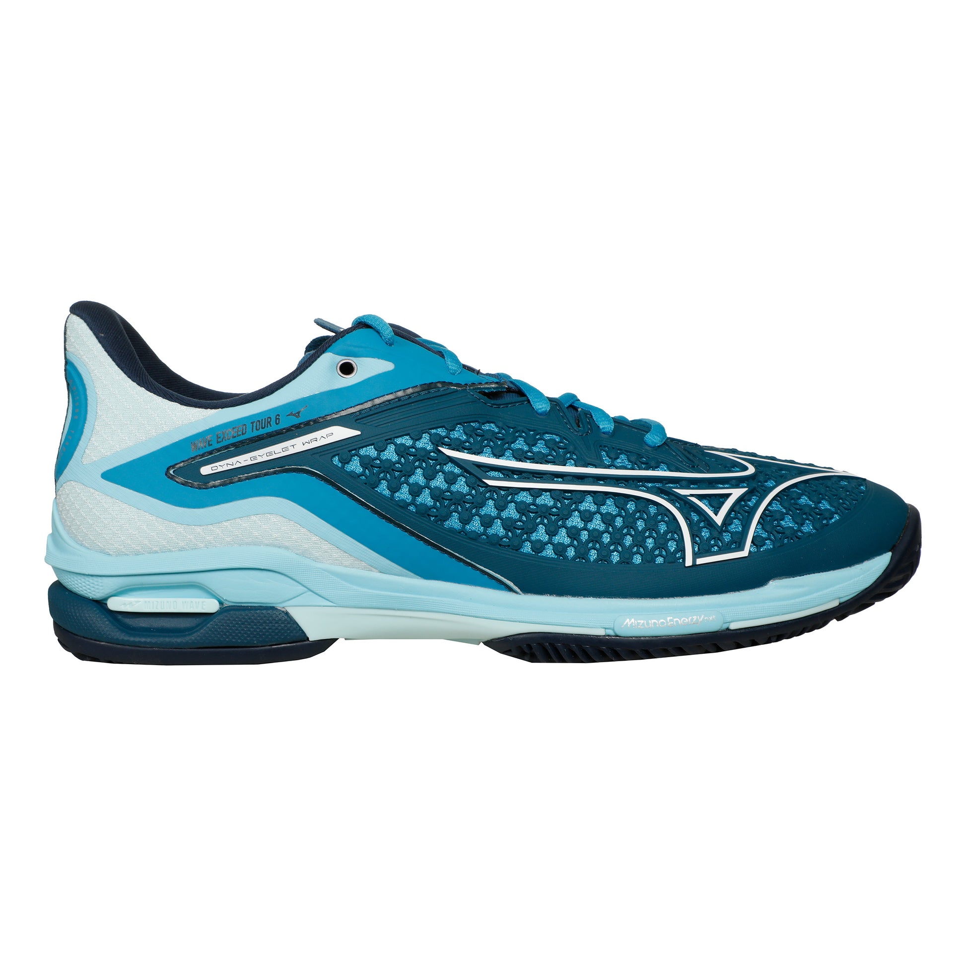 Mizuno Wave Exceed Tour 6 Sandplatzschuh Herren - dunkelblau, hellblau