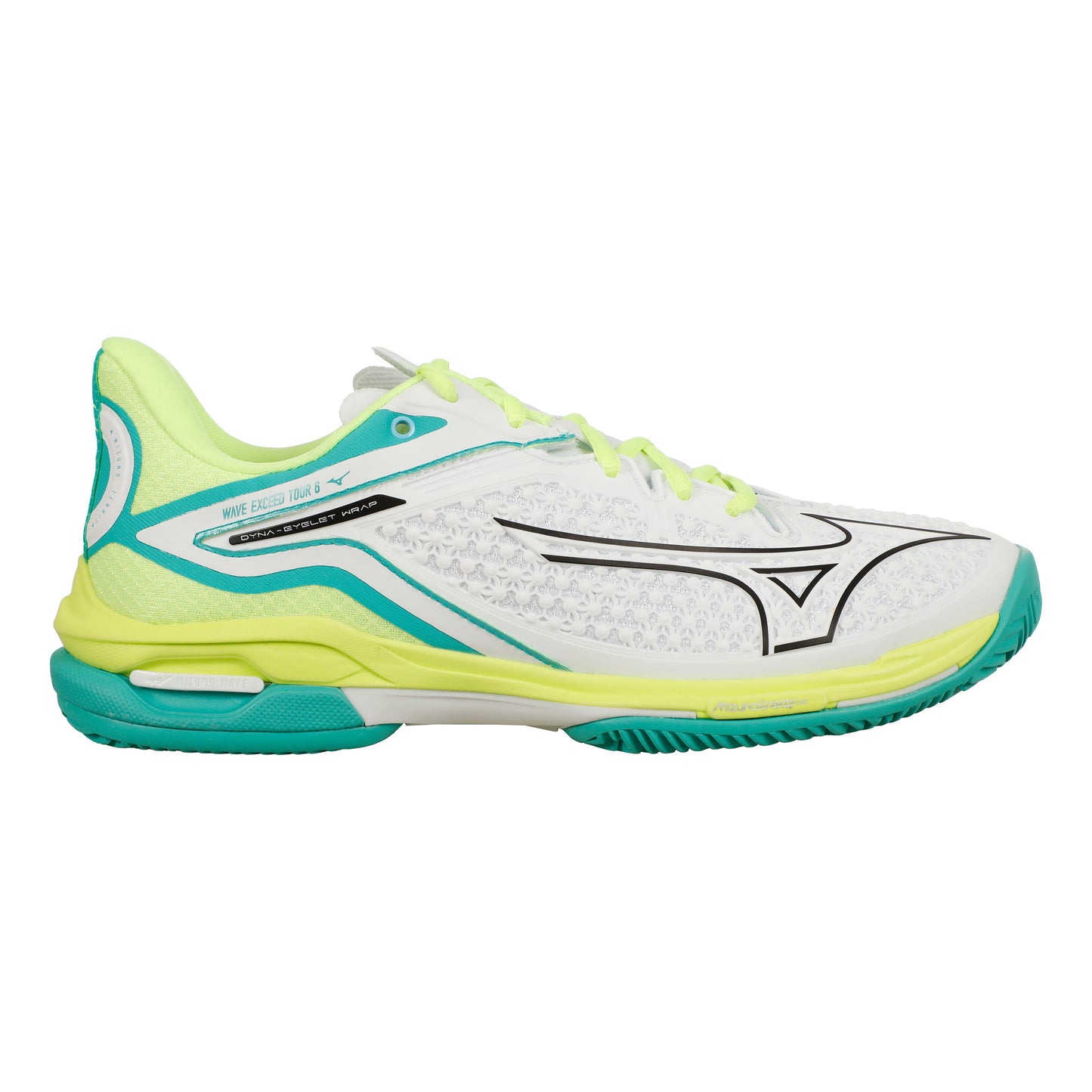 Mizuno Wave Enforce Tour Sandplatzschuh Damen-Weiß,Schwarz