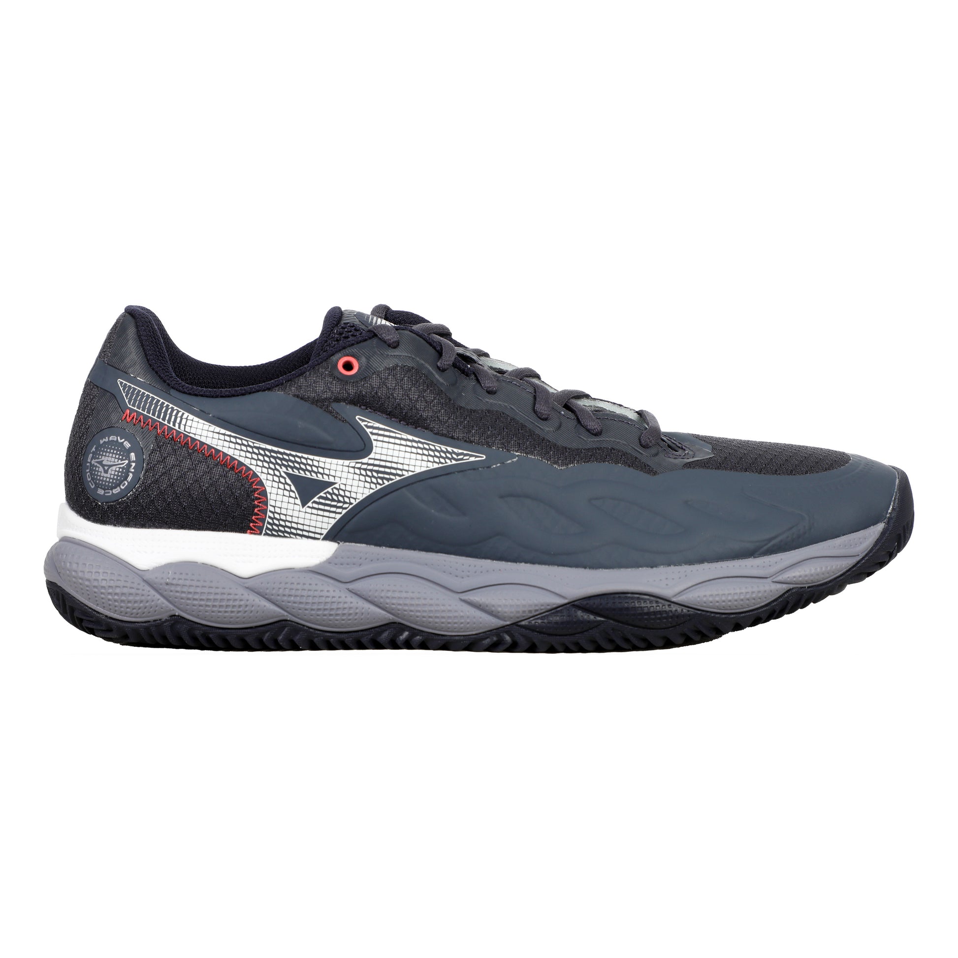 Mizuno Wave Enforce Court Sandplatzschuh Herren-Grau,Weiß
