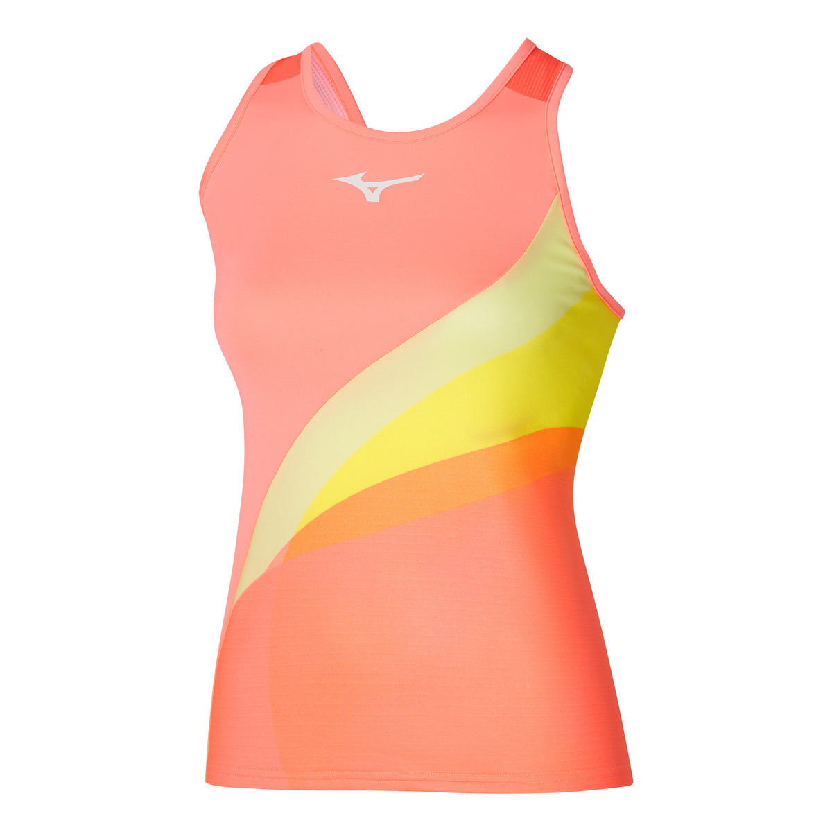 Mizuno Release Printed Tank-Top Damen - orange,