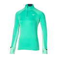 Warmalite Half-Zip Lauftop Damen - türkis,