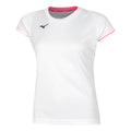 Core T-Shirt Damen - weiß, pink