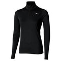 Core Impulse Half Zip Laufshirt Damen-schwarz