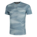 Core Graphic Laufshirt Herren - blaugrau,
