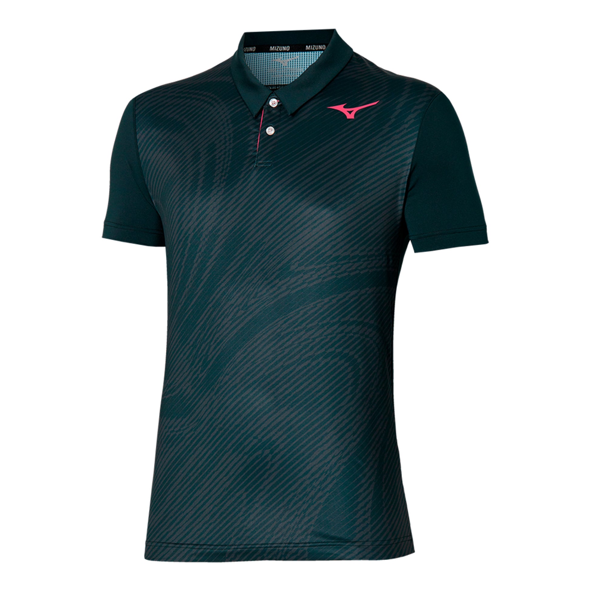 Mizuno Frontier Shadow Polo Herren-Schwarz