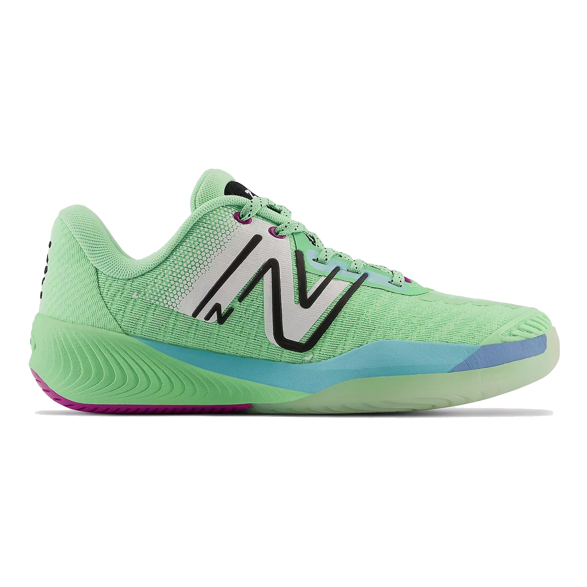 New Balance 996 Allcourtschuh Damen - hellgrün, blau