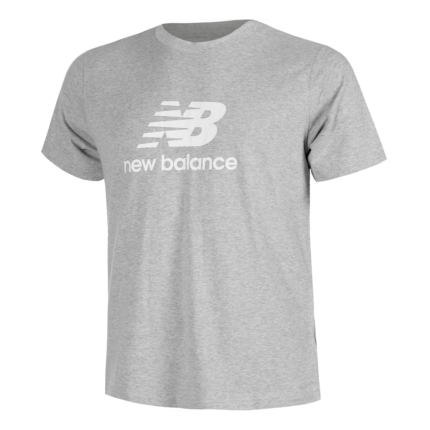 New Balance Stacked Logo Tee T-Shirt Herren-Grau