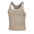 Novelty Tournament Tank-Top Damen - beige,