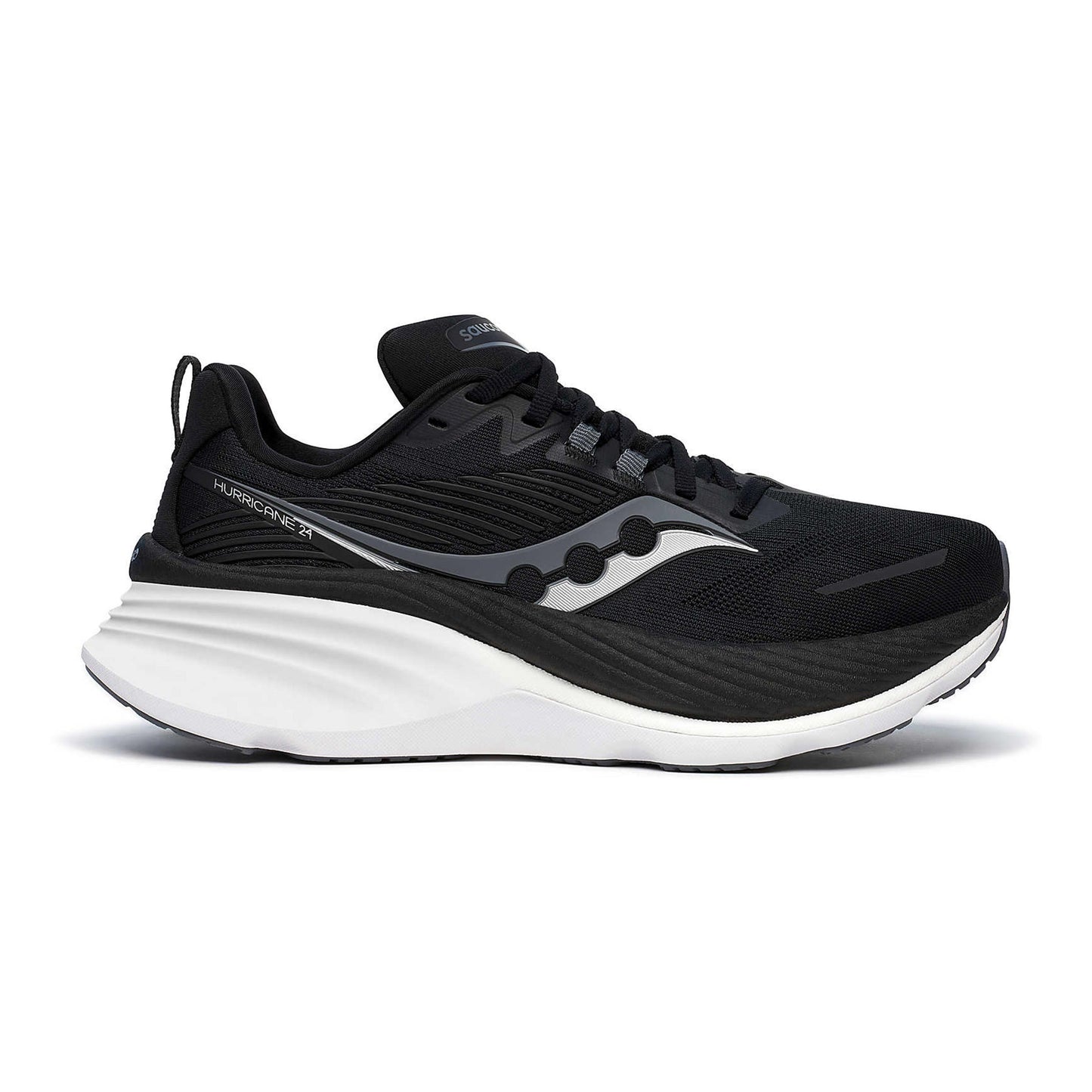 Saucony Hurricane 24 Wide Stabilitätsschuh Herren-Schwarz,Anthrazit