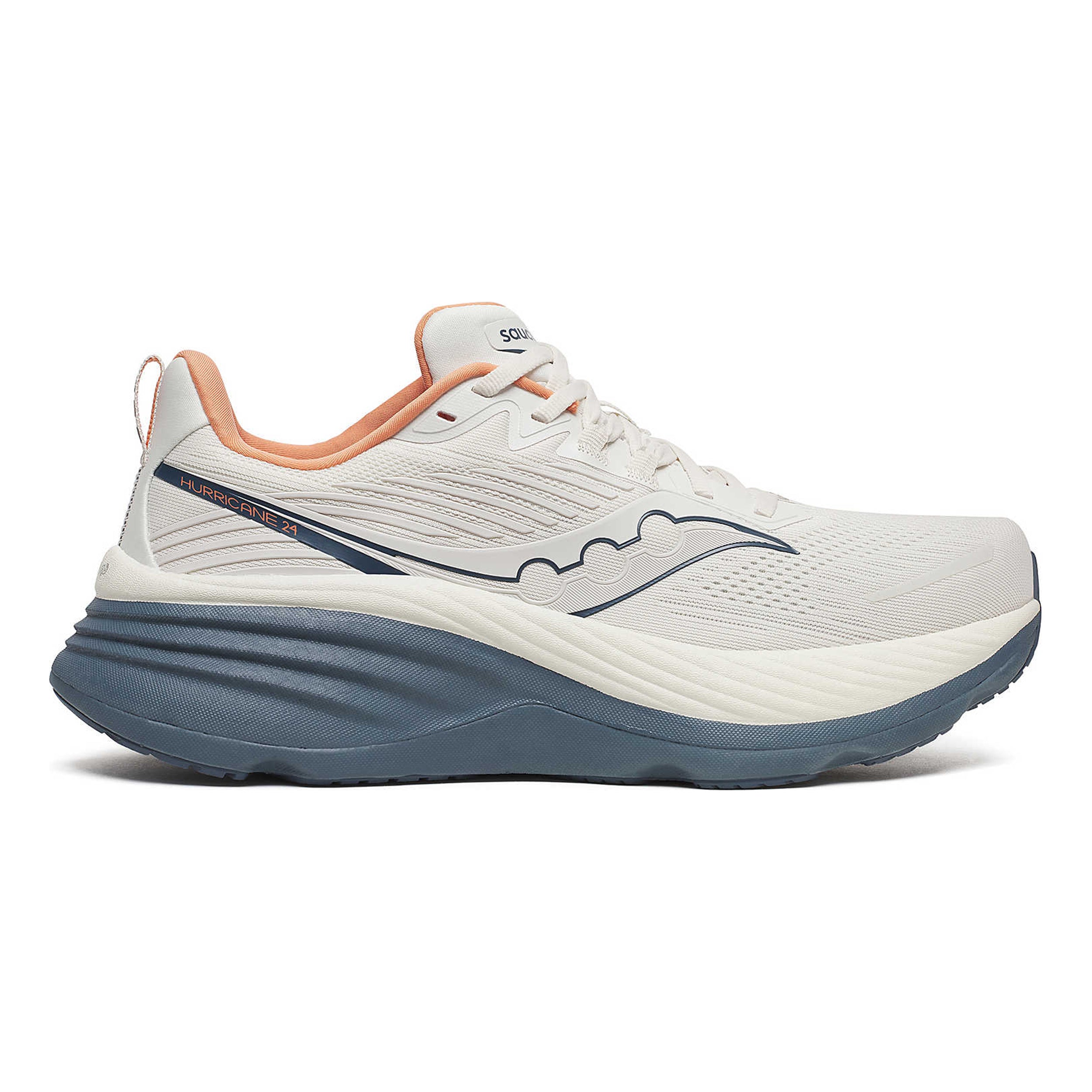 Saucony Hurricane 24 Stabilitätsschuh Herren-Creme,Grau