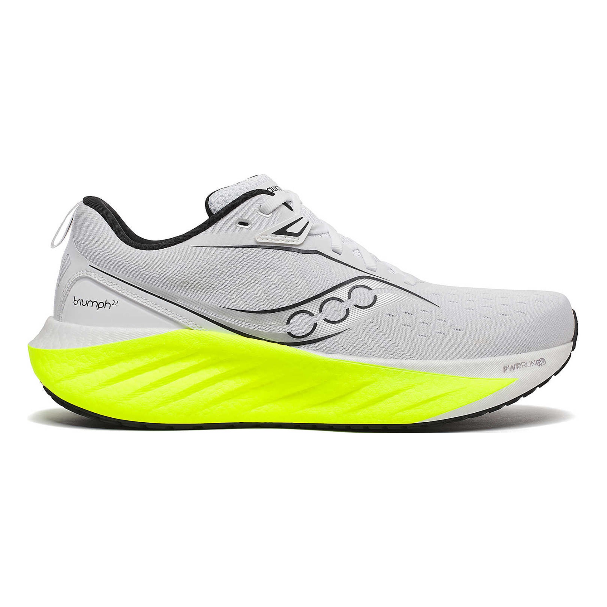 Saucony Triumph 22 Neutralschuh Herren-Weiß,Zitronengelb
