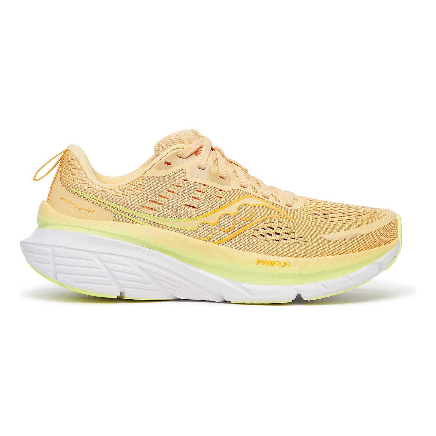Saucony Guide 18 Stabilitätsschuh Damen - apricot, gelb