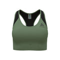 Essential Mesh Sport-BH Damen - oliv,