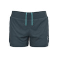 Zeroweight 3inch 2in1 Laufshorts Damen - dunkelgrau,