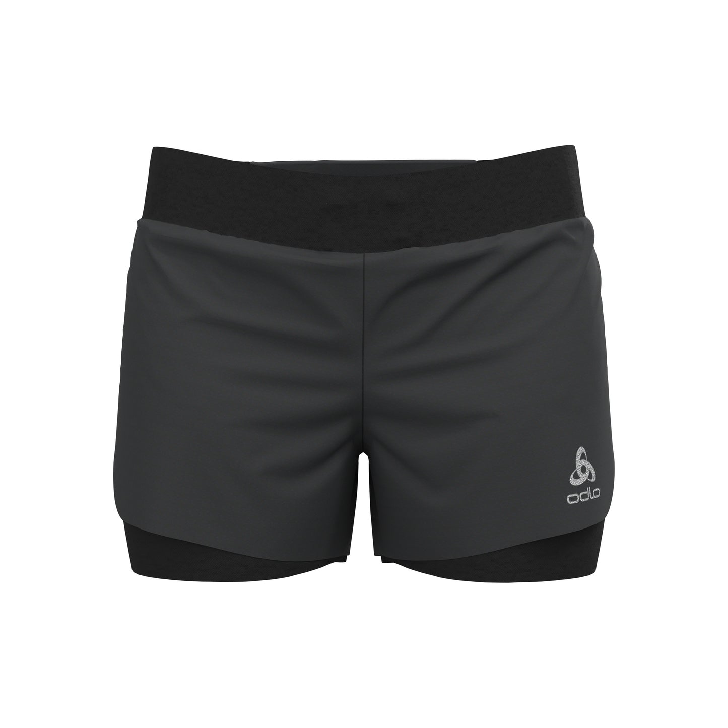 Odlo Zeroweight 3inch 2in1 Laufshorts Damen-Schwarz