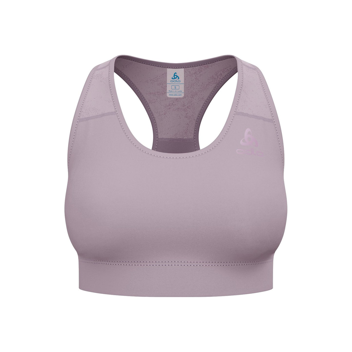 Odlo Essential Bralette Print Sport-BH Damen - grau,