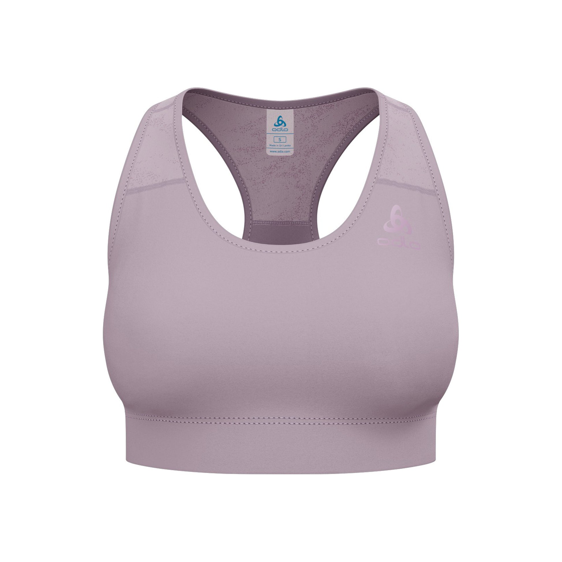 Odlo Essential Bralette Print Sport-BH Damen - grau,