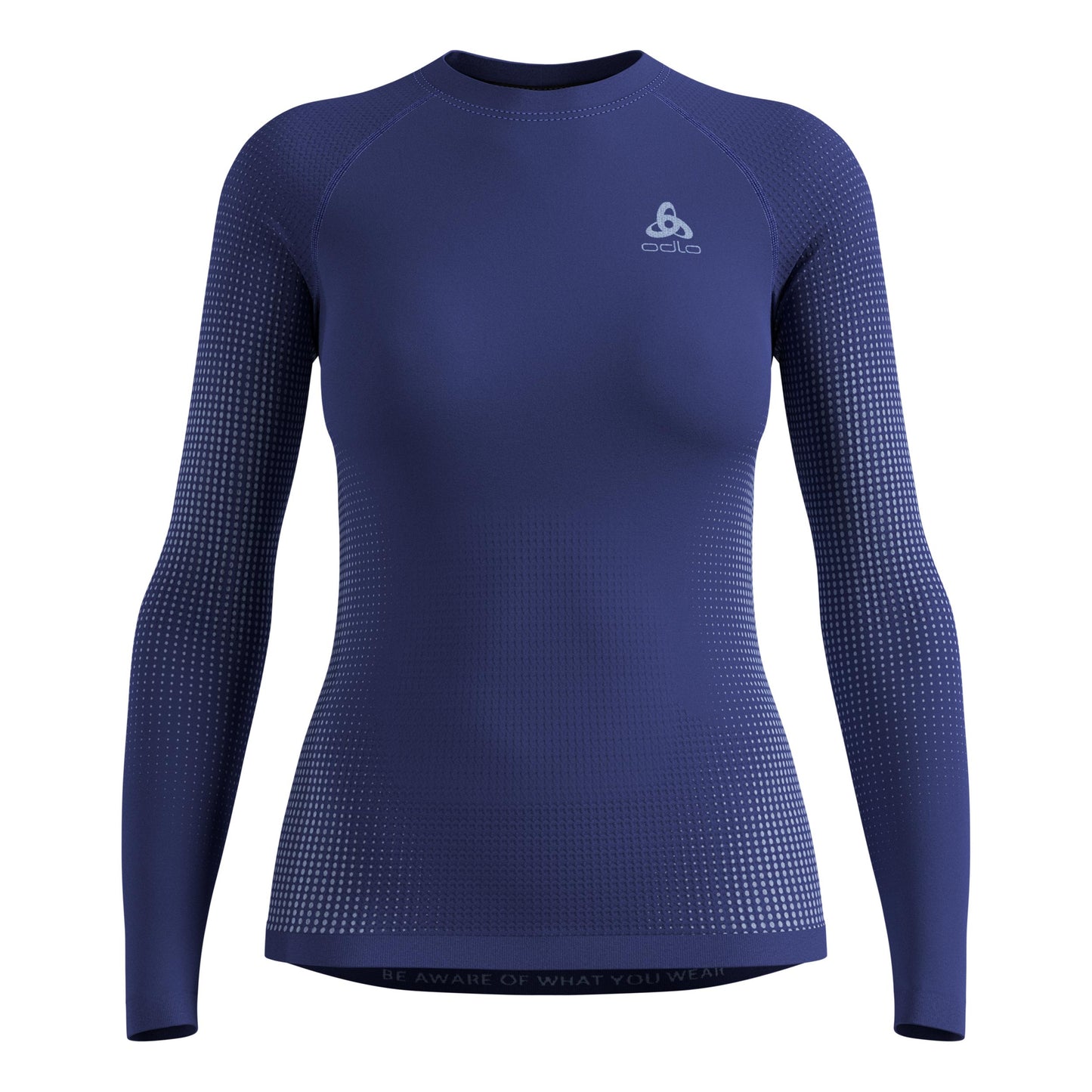 Odlo Performance WarmCrew Longsleeve Damen-blau
