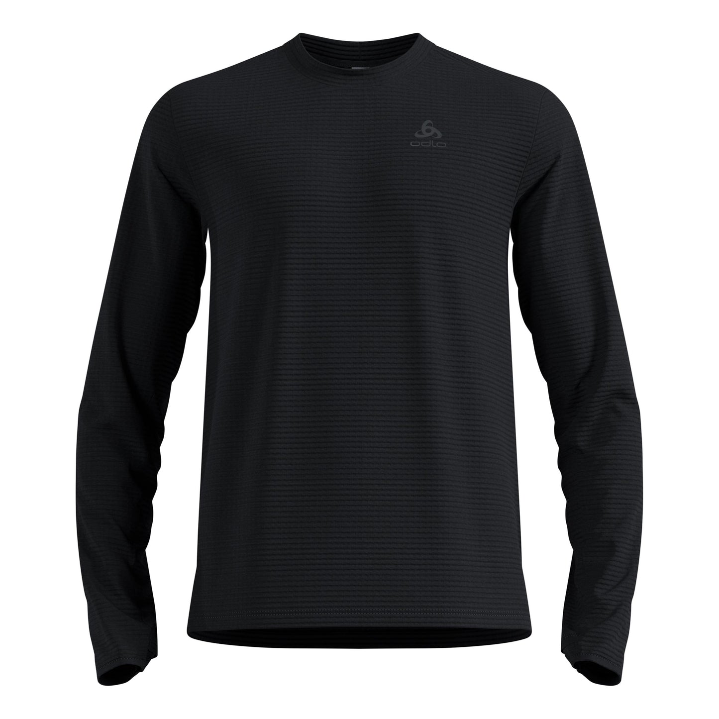 Odlo Essential Thermal Midlayer Laufshirt Herren-Schwarz