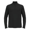 Essential 1/2 Zip Laufshirt Herren-schwarz