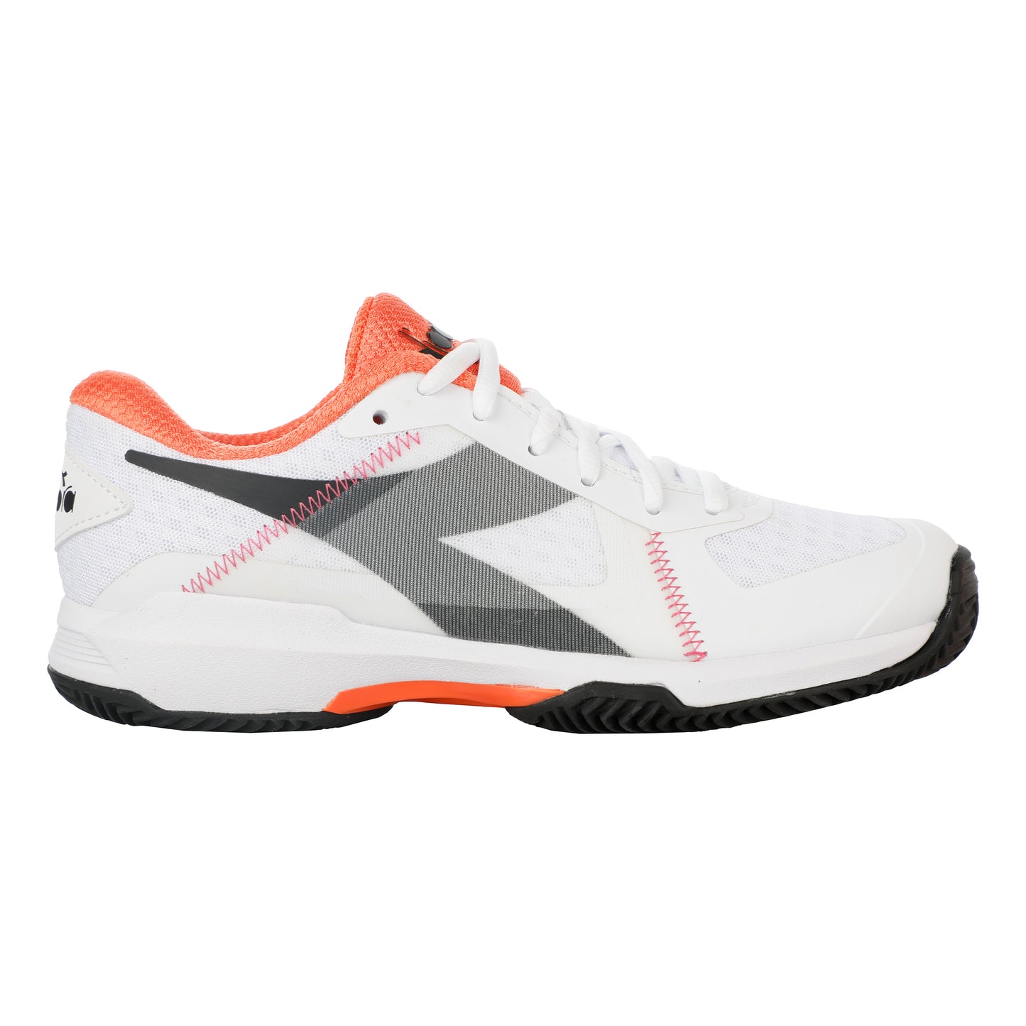 Diadora Trofeo Sandplatzschuh Damen - weiß, orange