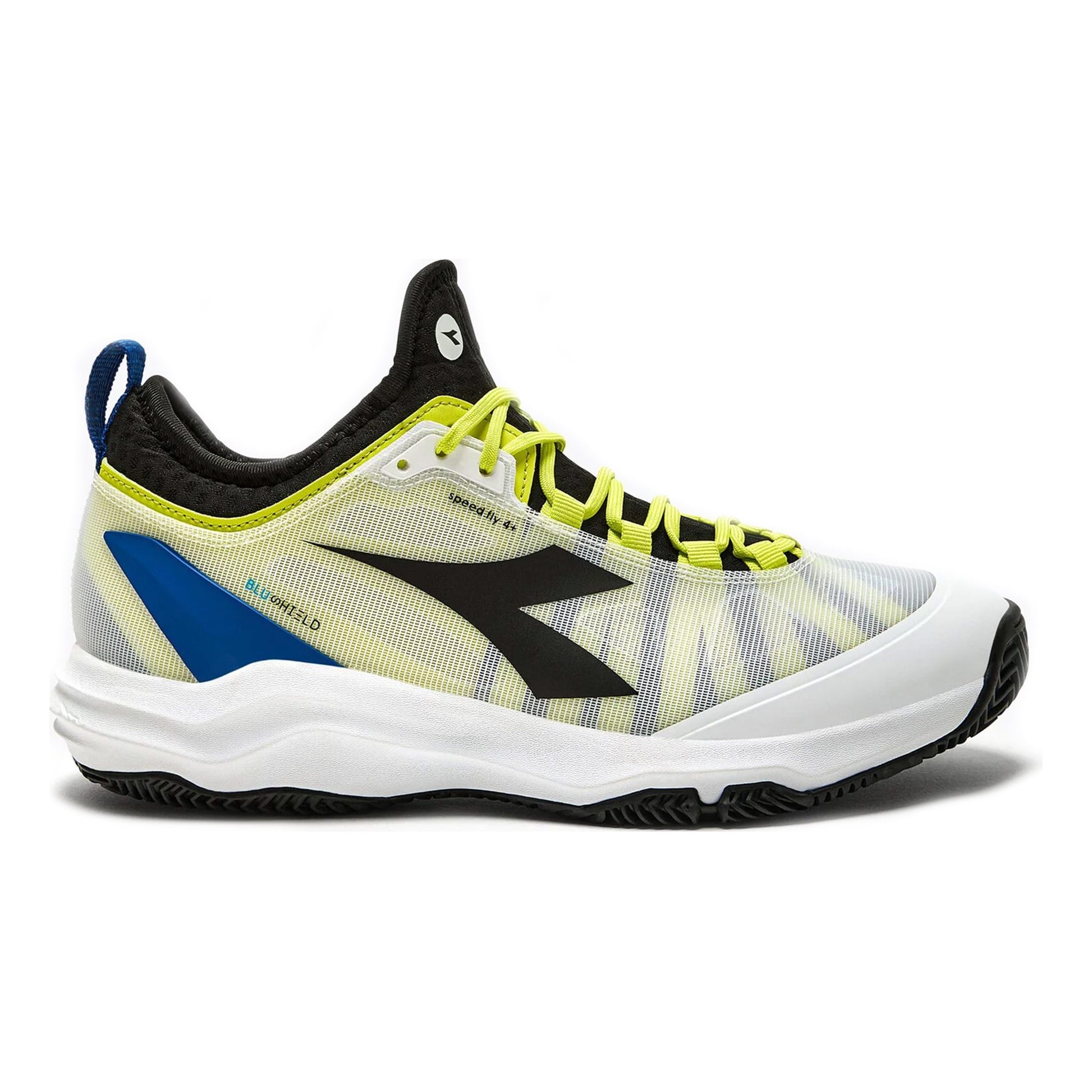 Diadora Speed Blushield Fly 4 + Sandplatzschuh Herren-weiß,schwarz