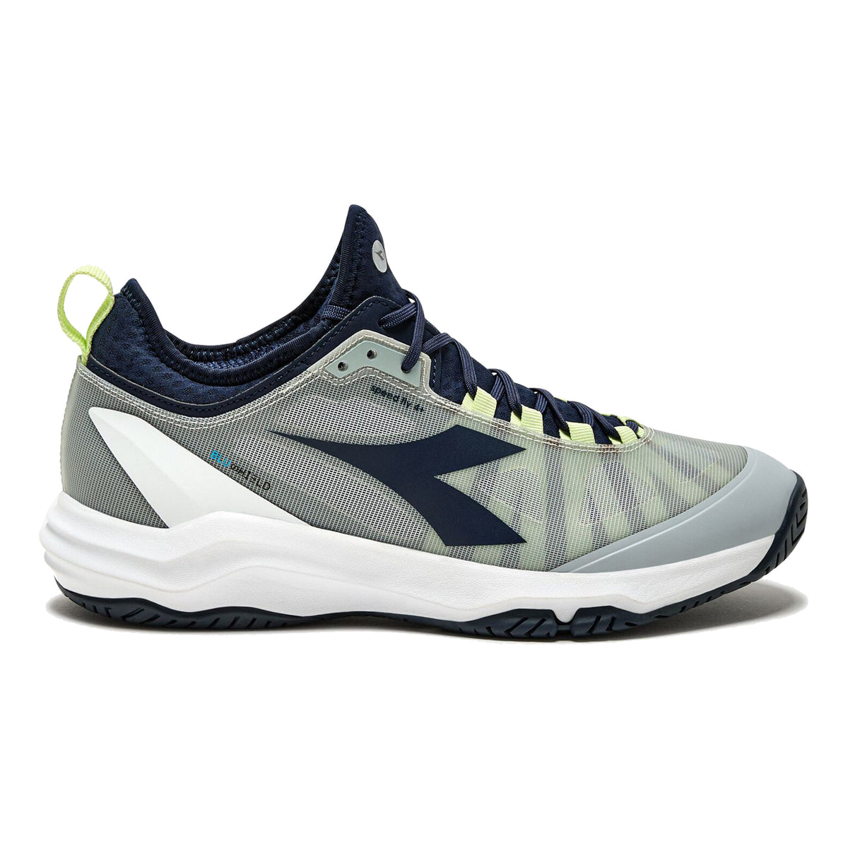 Diadora Speed Blushield Fly 4 + Allcourtschuh Herren - grau, blau