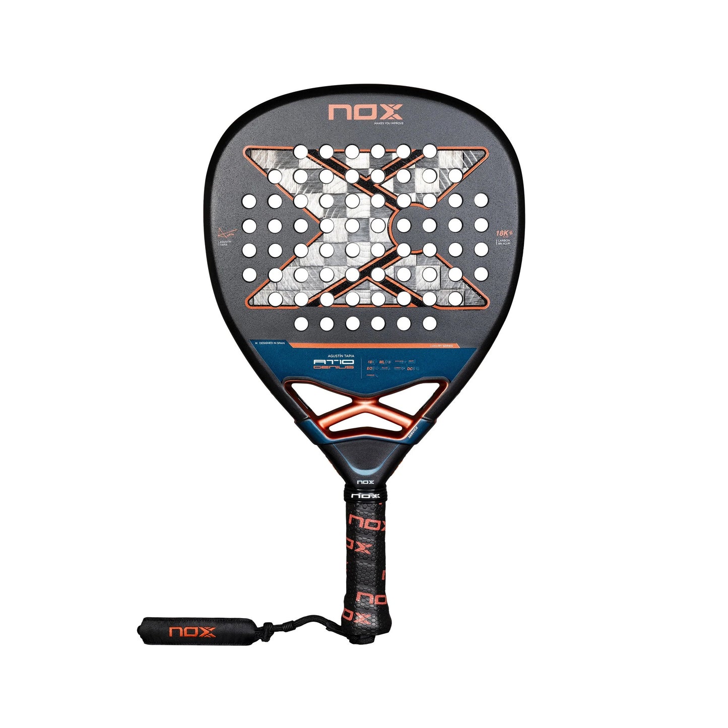 NOX AT10 Genius Attack 18K 2025 Padelschläger