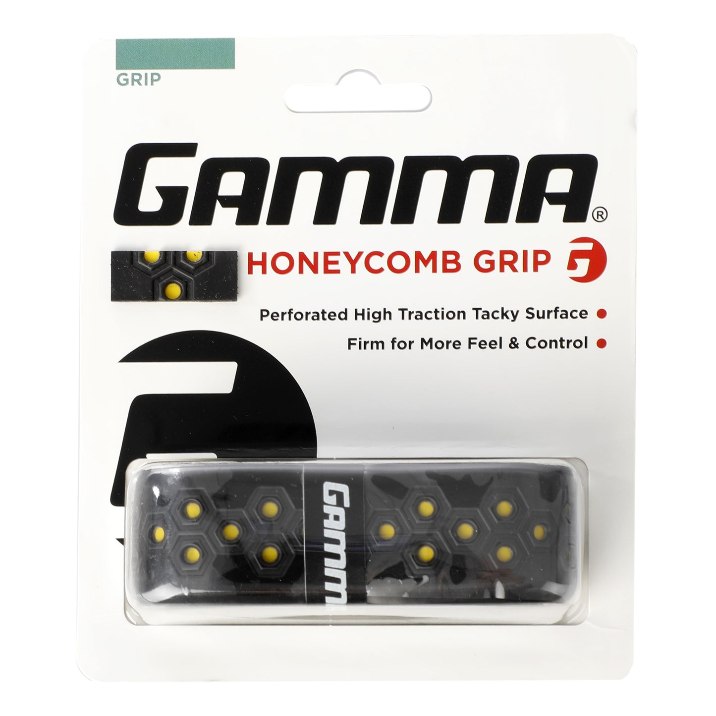 Gamma Honeycomb Cushion Grip  1er Pack - schwarz
