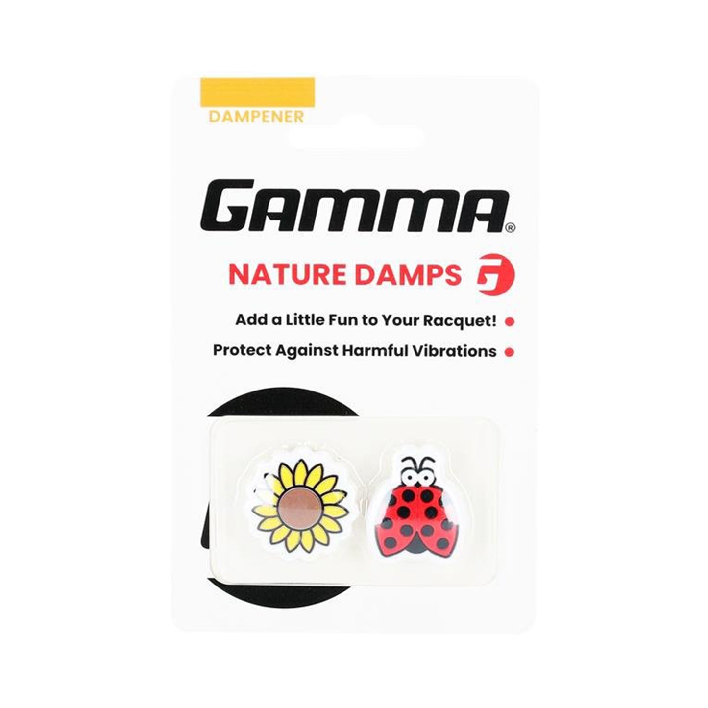 Gamma Shockbuster Sonnenblume/Marienkäfer Dämpfer-Gelb,Rot
