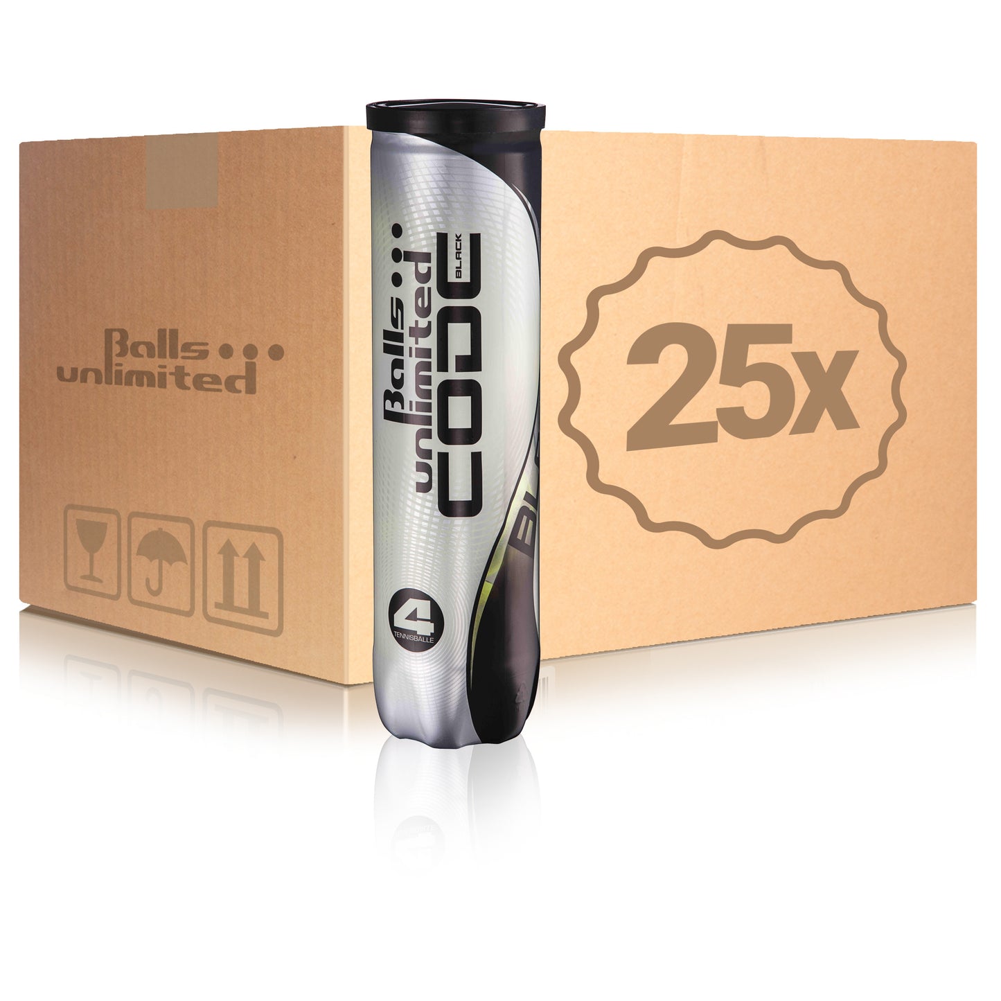 Balls Unlimited 25x 4er Dose Code Black