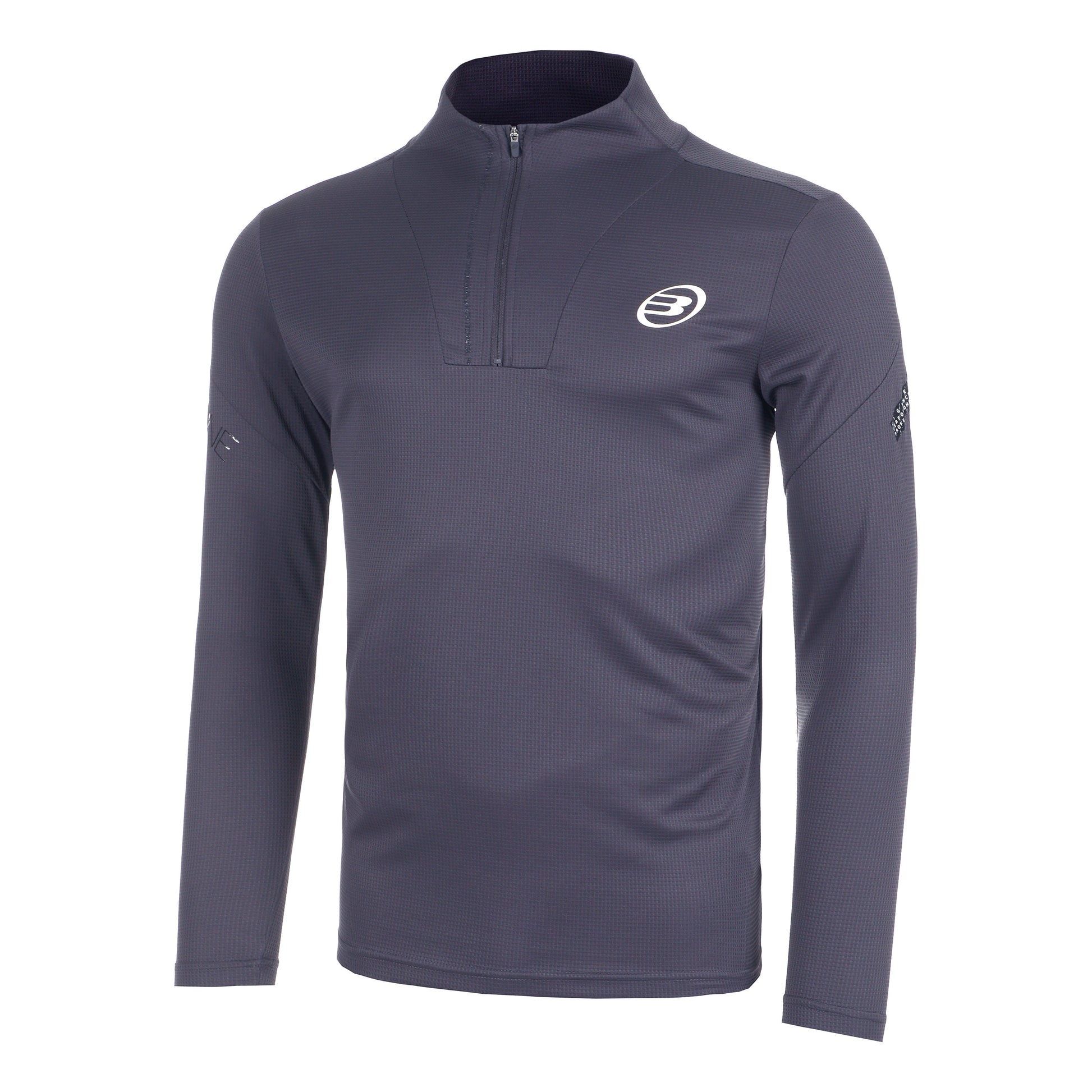 Bullpadel Nidio Longsleeve Herren - blaugrau,