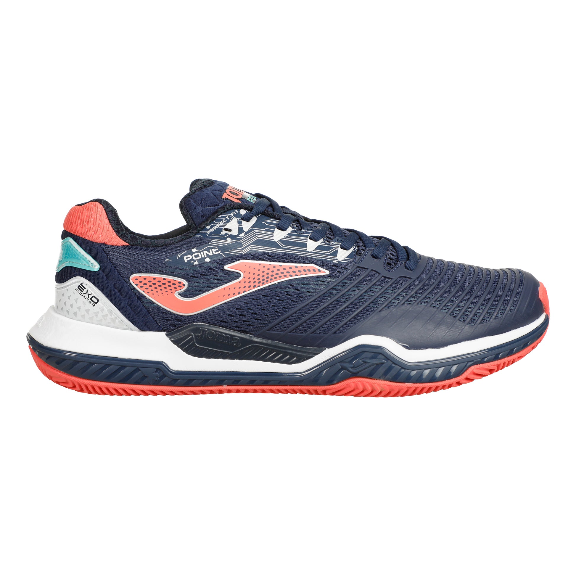Joma Point Sandplatzschuh Herren - dunkelblau, rot