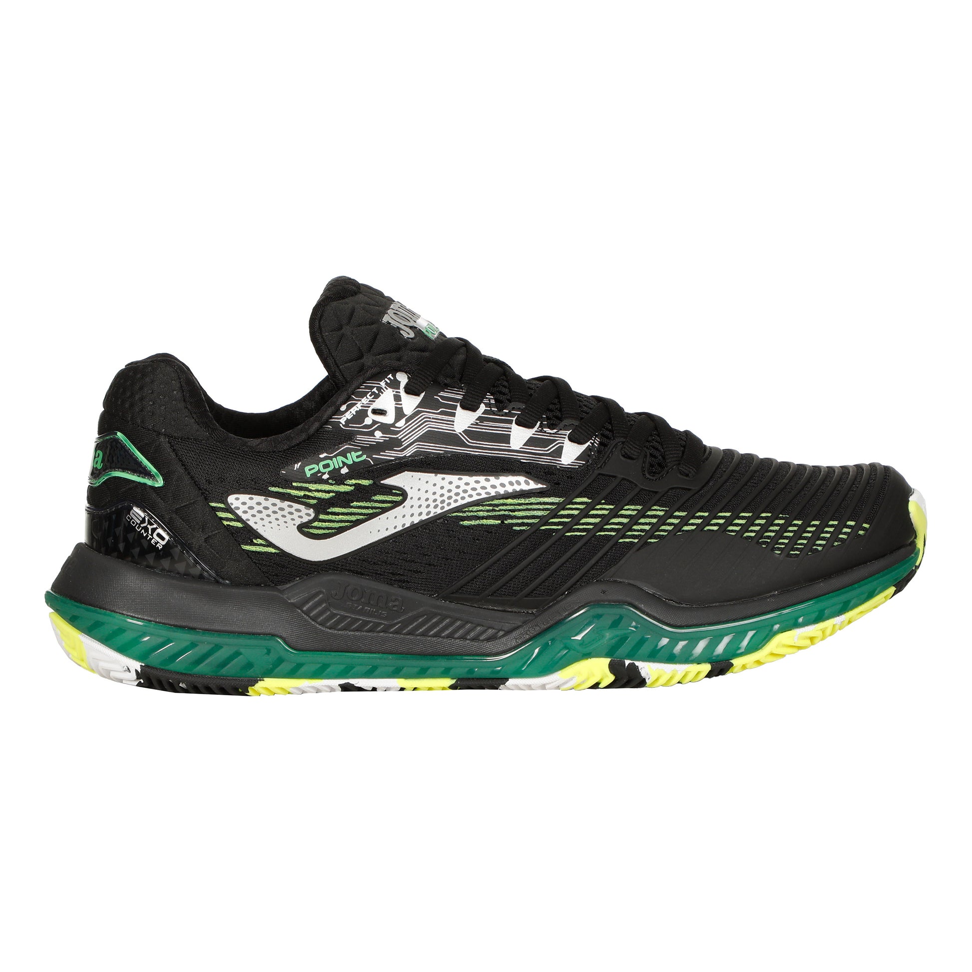 Joma Point Sandplatzschuh Herren - schwarz,
