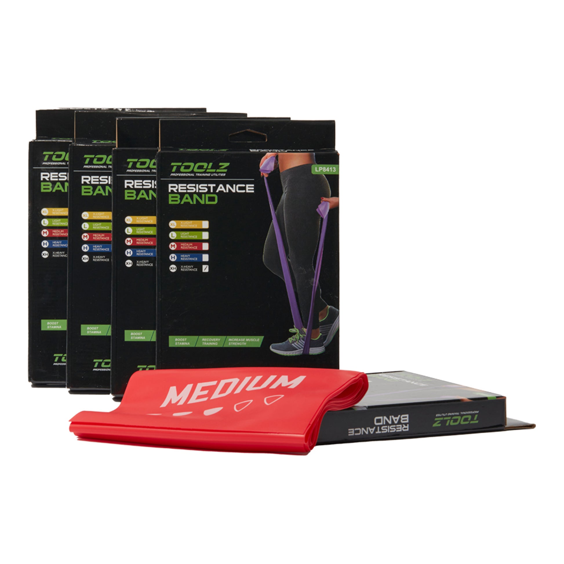 TOOLZ Terra Band-M (Medium) Bänder-Rot