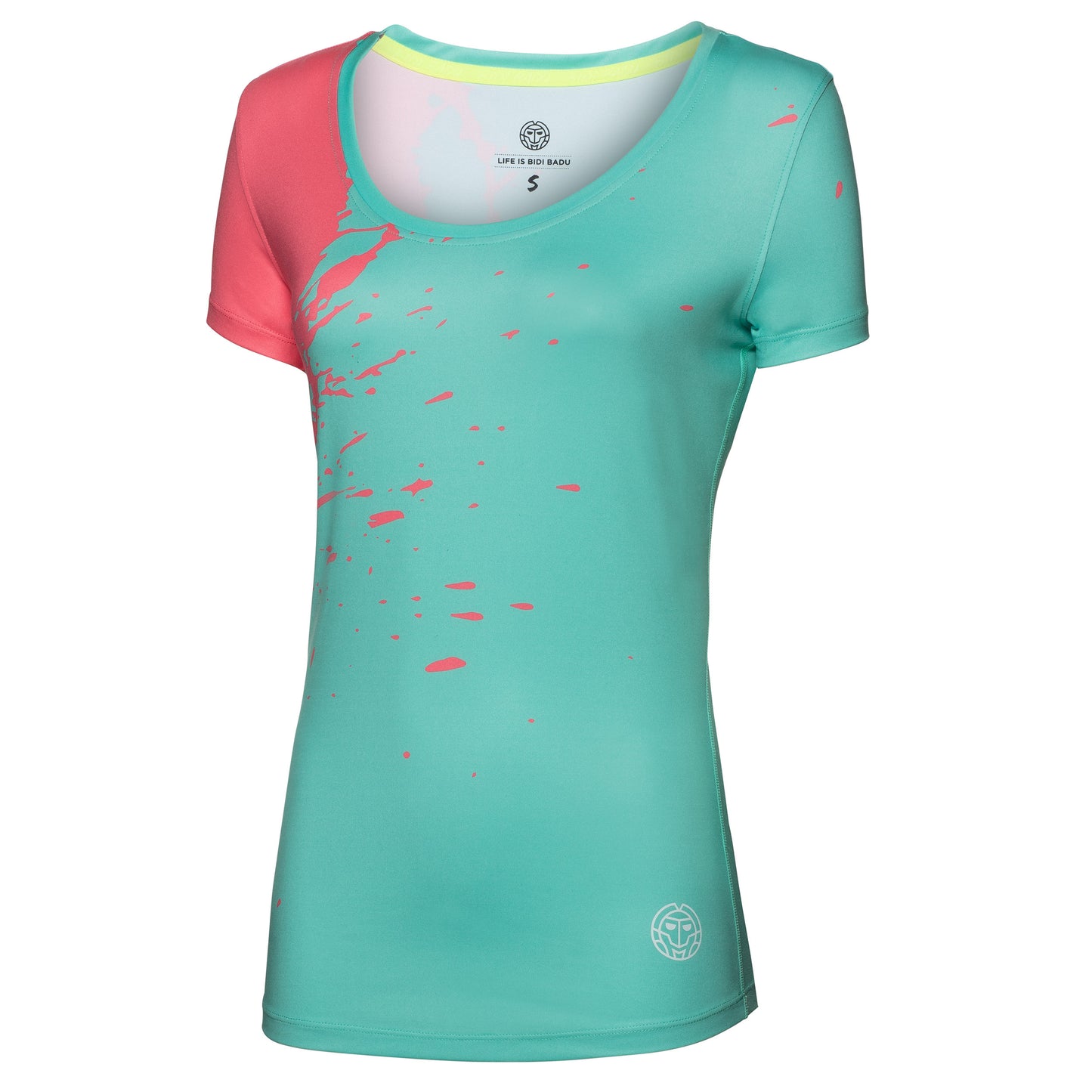 BIDI BADU Amari Tech Round-Neck T-Shirt Damen-Mint,Koralle