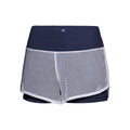 Efia Tech (2in1) Shorts Damen-Dunkelblau,Weiß