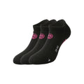 Karli Tech No-Show Sportsocken 3er Pack-Schwarz,Pink