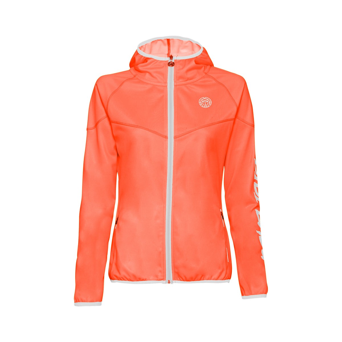 BIDI BADU Grace Tech Trainingsjacke Mädchen - koralle, weiß