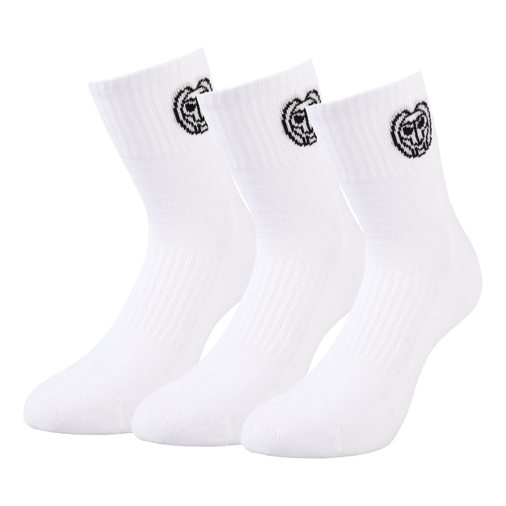 BIDI BADU Gila Ankle Tech Sportsocken 3er Pack Unisex - weiß, schwarz