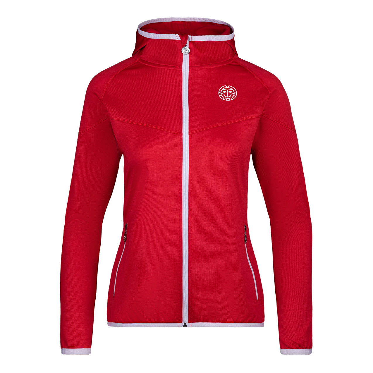 BIDI BADU Inga Tech Trainingsjacke Damen - rot, weiß