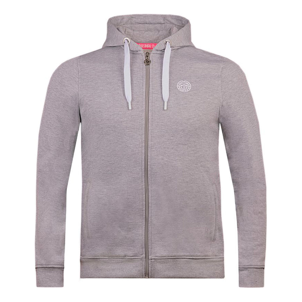 BIDI BADU Keno Basic Sweatjacke Herren - hellgrau,
